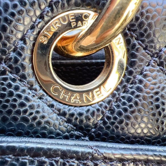Chanel GST Caviar Tote Gold Chain Bag - Picture 11 of 11